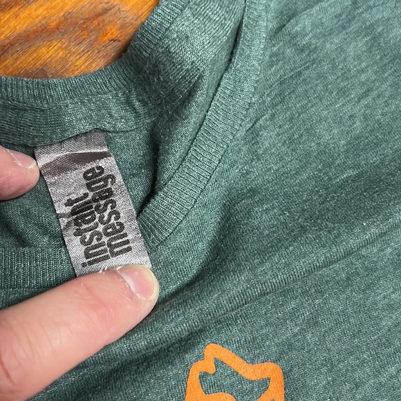 Instant Message Fall Pumpkin Tee Short Sleeve Runway Ready Couture Women’s Med - Picture 8 of 11